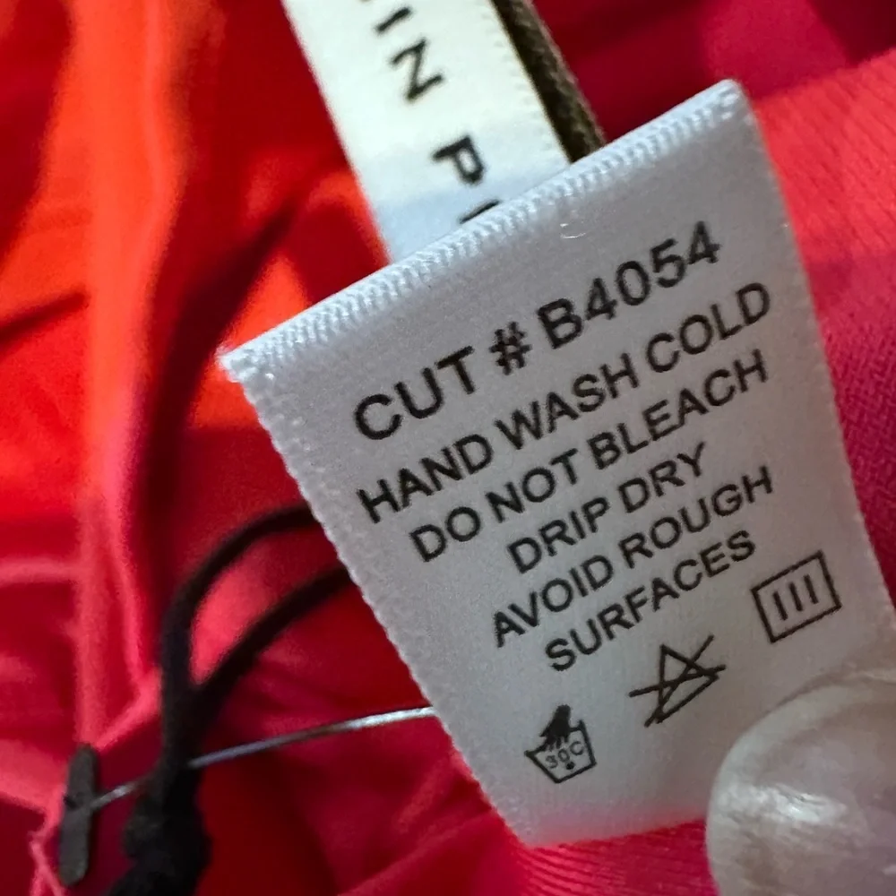 ROBIN PICCONE Aubrey Tank Top Swimsuit Tank Top Poppy Small Keyhole NWT - Picture 6 of 7